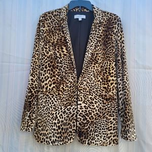 Animal Print Blazer